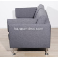 Salon Minimalist na zamani Fabric Park Double Sofa